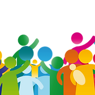 icon showing lots of people in different colors