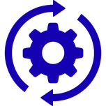 icon with gear