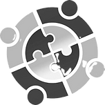 icon round with puzzle pieces